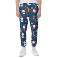 Happy Santa Claus Pattern Print Joggers