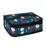 Happy Santa Claus Pattern Print Small Lunch Bag