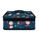Happy Santa Claus Pattern Print Small Lunch Bag