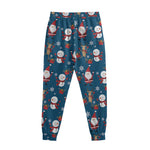 Happy Santa Claus Pattern Print Sweatpants
