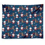 Happy Santa Claus Pattern Print Tapestry