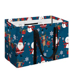 Happy Santa Claus Pattern Print Utility Tote Bag
