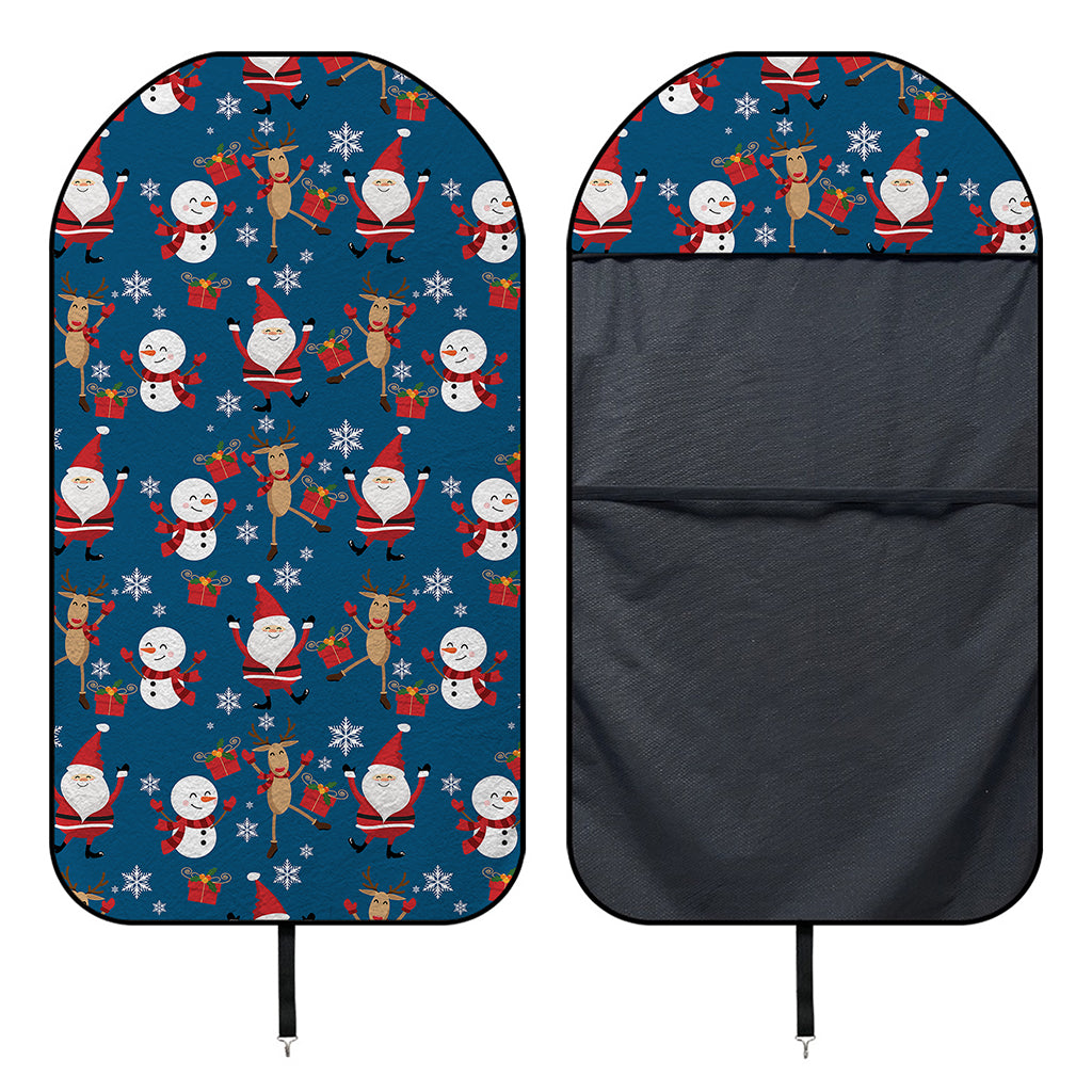 Happy Santa Claus Pattern Print Waterproof Car Seat Cover