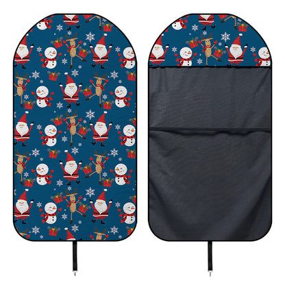Happy Santa Claus Pattern Print Waterproof Car Seat Cover