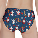 Happy Santa Claus Pattern Print Women's Panties