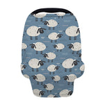 Happy Sheep Pattern Print Baby Seat Cover