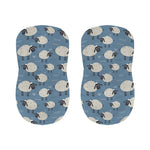 Happy Sheep Pattern Print Bar Stool Covers