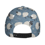Happy Sheep Pattern Print Baseball Cap