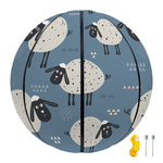 Happy Sheep Pattern Print Basketball