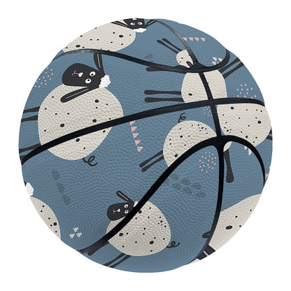 Happy Sheep Pattern Print Basketball