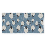 Happy Sheep Pattern Print Beach Towel