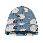 Happy Sheep Pattern Print Beanie