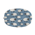 Happy Sheep Pattern Print Car Side Mirror Covers