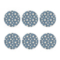 Happy Sheep Pattern Print Coaster Set