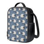 Happy Sheep Pattern Print Crossbody Lunch Bag