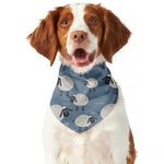 Happy Sheep Pattern Print Dog Bandana