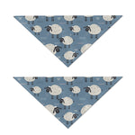 Happy Sheep Pattern Print Dog Bandana