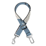 Happy Sheep Pattern Print Dog Seat Belt