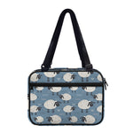 Happy Sheep Pattern Print Double Strap Bible Bag