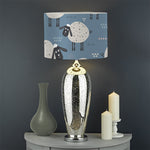 Happy Sheep Pattern Print Drum Lamp Shade