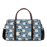 Happy Sheep Pattern Print Duffle Bag