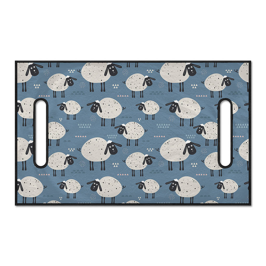 Happy Sheep Pattern Print Golf Cart Seat Cover