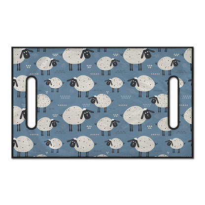 Happy Sheep Pattern Print Golf Cart Seat Cover