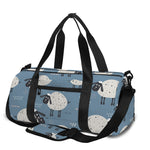 Happy Sheep Pattern Print Gym Bag