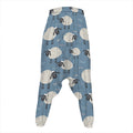 Happy Sheep Pattern Print Hammer Pants