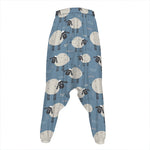 Happy Sheep Pattern Print Hammer Pants
