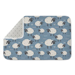 Happy Sheep Pattern Print Indoor Door Mat