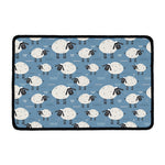 Happy Sheep Pattern Print Kitchen Mat