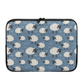 Happy Sheep Pattern Print Laptop Sleeve