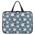 Happy Sheep Pattern Print Laptop Sleeve With Handle