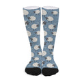 Happy Sheep Pattern Print Long Socks