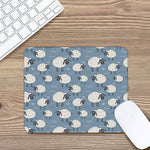 Happy Sheep Pattern Print Mouse Pad