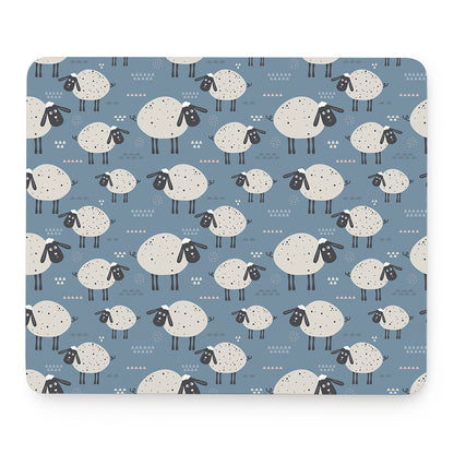 Happy Sheep Pattern Print Mouse Pad