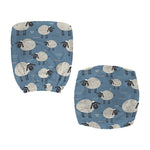 Happy Sheep Pattern Print Office Chair Cover