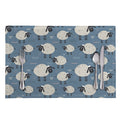 Happy Sheep Pattern Print Placemat