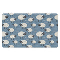 Happy Sheep Pattern Print Polyester Doormat