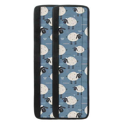 Happy Sheep Pattern Print Refrigerator Handle Covers