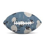 Happy Sheep Pattern Print Rugby Ball