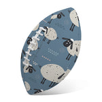 Happy Sheep Pattern Print Rugby Ball