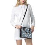 Happy Sheep Pattern Print Shoulder Handbag