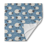 Happy Sheep Pattern Print Silk Bandana