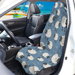 Happy Sheep Pattern Print Waterproof Car Seat Cover
