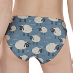 Happy Sheep Pattern Print Women's Panties