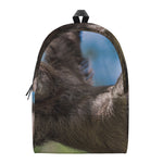 Happy Sloth Print Backpack