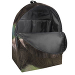 Happy Sloth Print Backpack