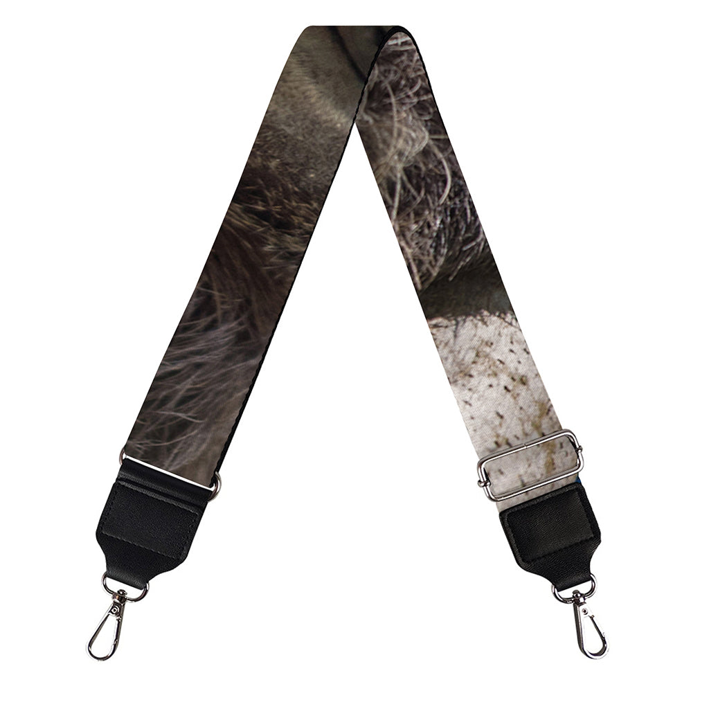 Happy Sloth Print Bag Strap
